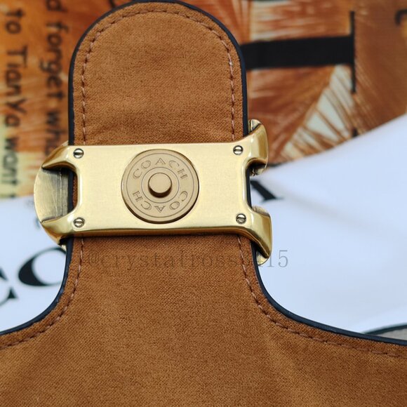 Tabby Coach Shoulder Bag 26 white - Picture 13 of 15